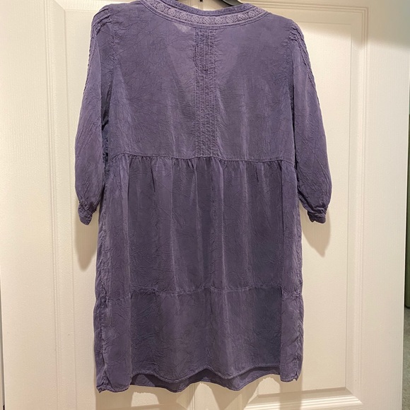 Johnny Was purple tunic super cute & comfortable - Picture 2 of 3